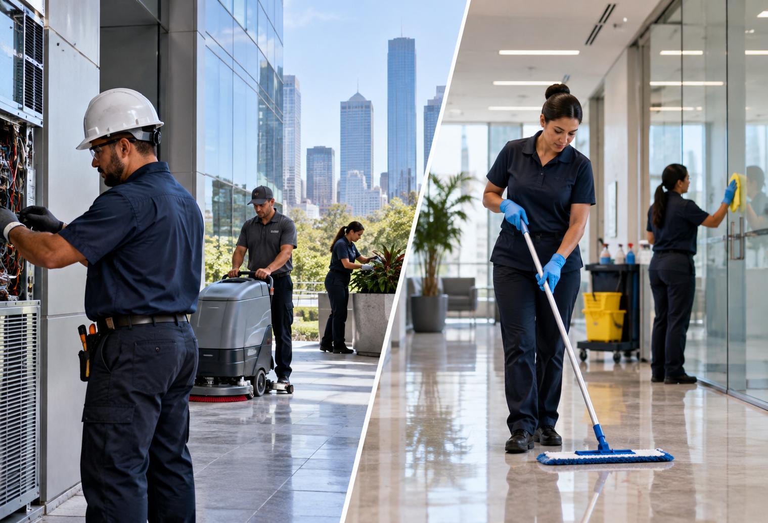 Integrated Facility Services vs. Commercial Cleaning: What Houston Businesses Should Know